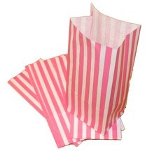 Candy Stripe Bags with Gusset | Bulk Order