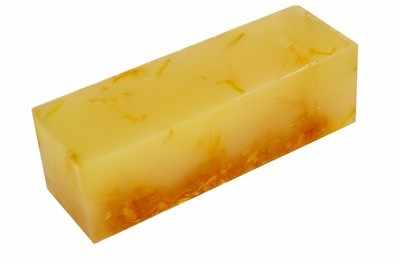 Sicilian Lemon & Calendula Soap Loaf 1KG | UK Made | Vegan Premium Ingredients