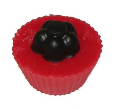 12 x Black Cherry Fancy Cupcake Soaps | UK Made | Vegan Premium Ingredients