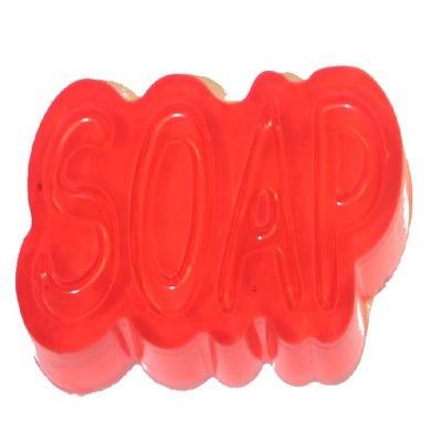 6 x Strawberry Crush Creative Novel Shaped Soap Bars - Baysoap