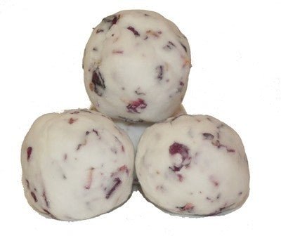 20 x Rose & Vanilla Bath Creamers | Vegan Premium Ingredients | Handmade in UK - Baysoap